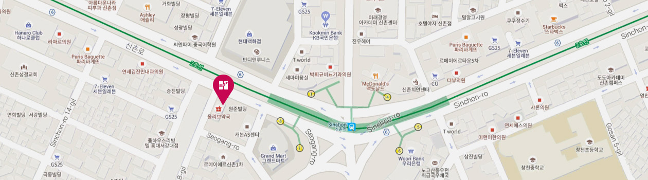 신촌점 지도